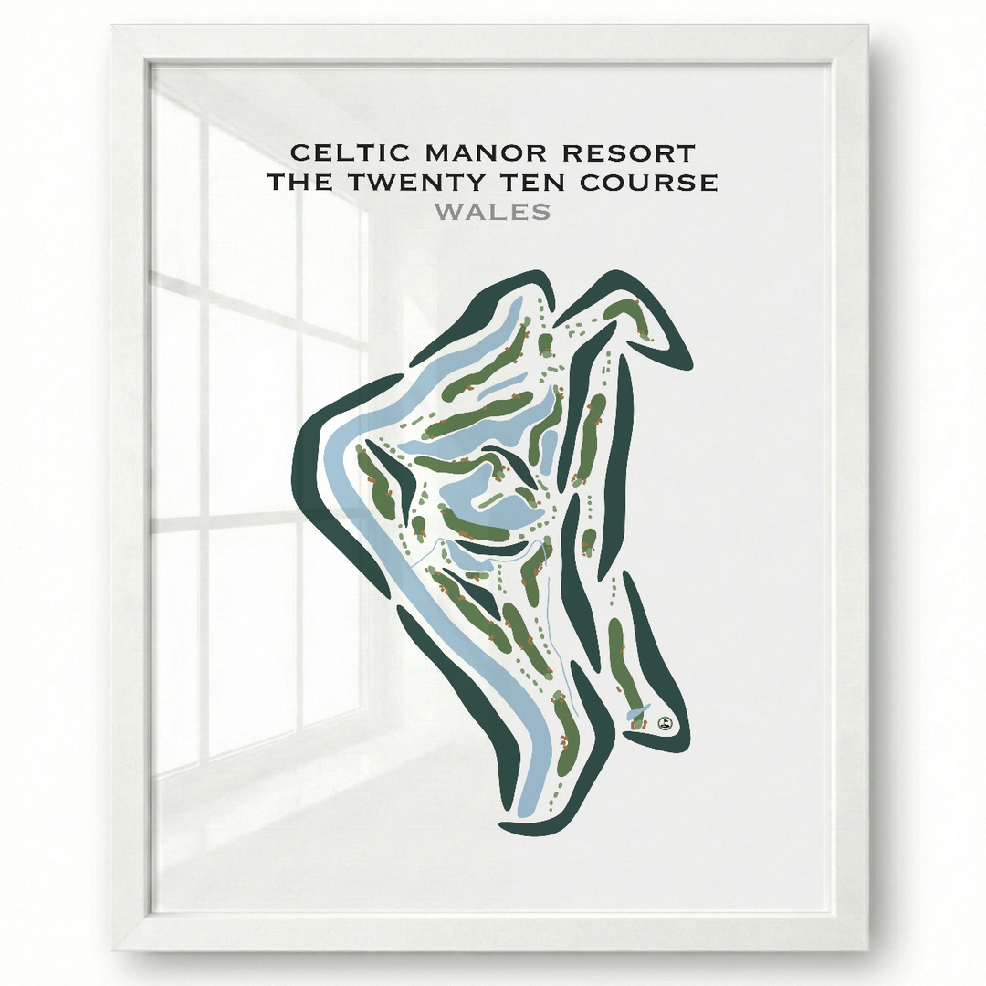 The Celtic Manor Resort - The Twenty Ten Course, Wales - Printed Golf Courses