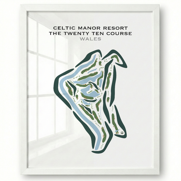 The Celtic Manor Resort - The Twenty Ten Course, Wales - Printed Golf Courses