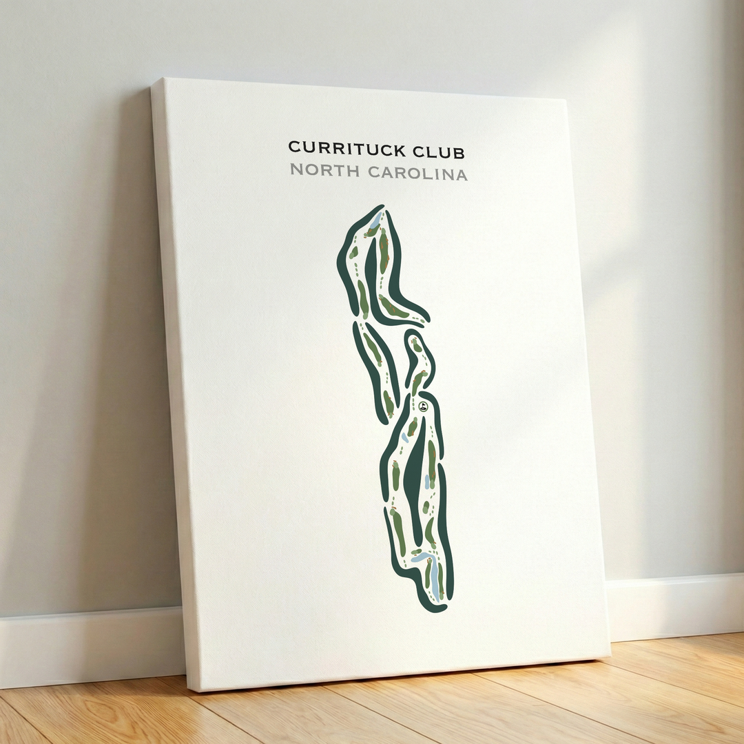 Currituck Club, North Carolina - Printed Golf Courses