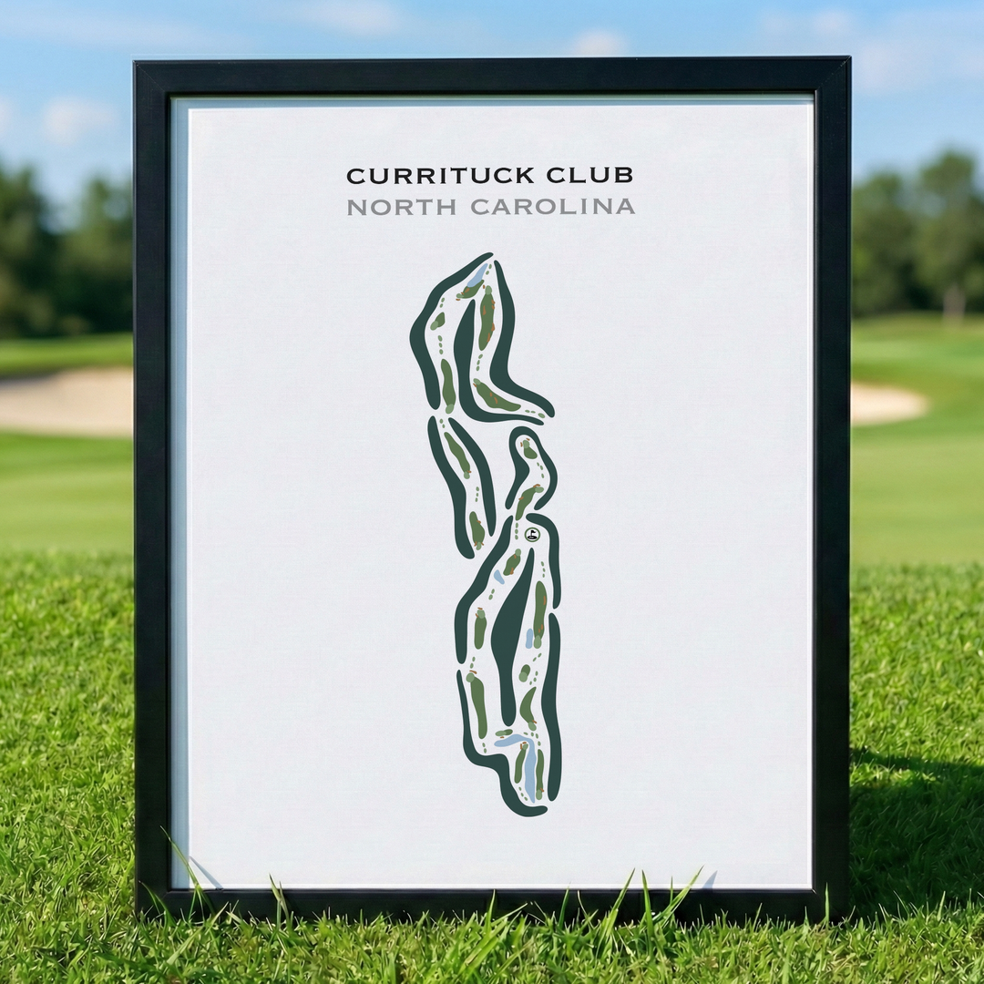 Currituck Club, North Carolina - Printed Golf Courses