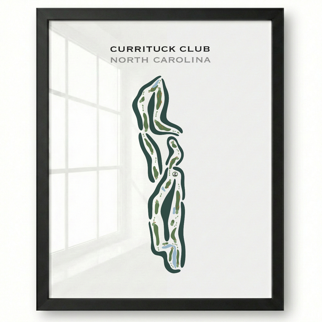 Currituck Club, North Carolina - Printed Golf Courses