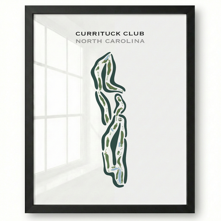 Currituck Club, North Carolina - Printed Golf Courses