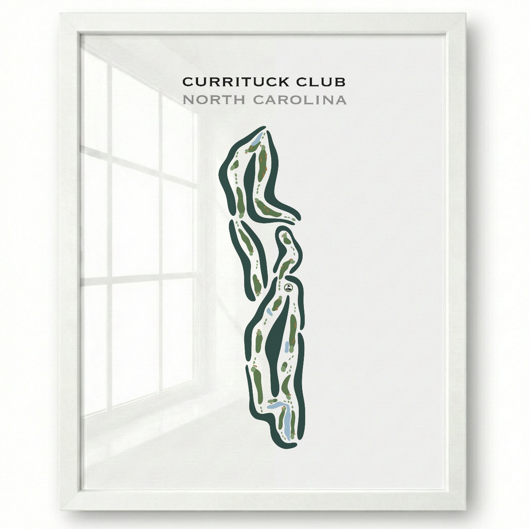 Currituck Club, North Carolina - Printed Golf Courses