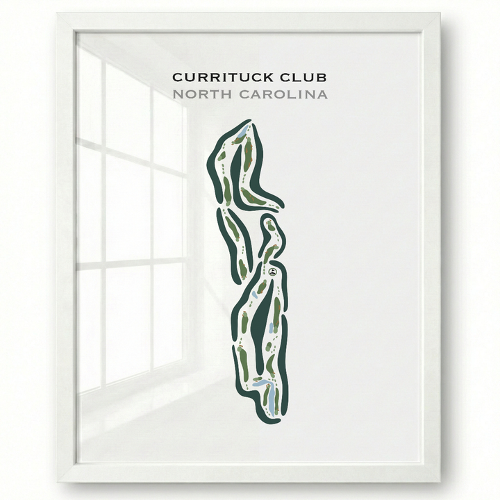 Currituck Club, North Carolina - Printed Golf Courses