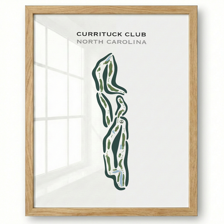 Currituck Club, North Carolina - Printed Golf Courses