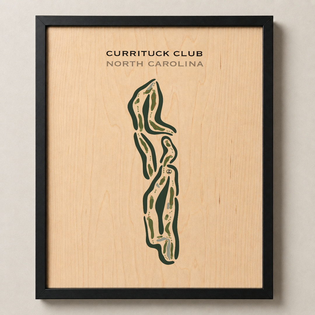 Currituck Club, North Carolina - Printed Golf Courses