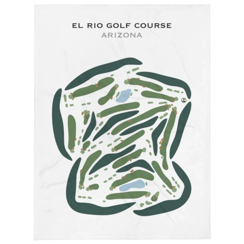 El Rio Golf Course, Tucson, Arizona - Printed Golf Courses