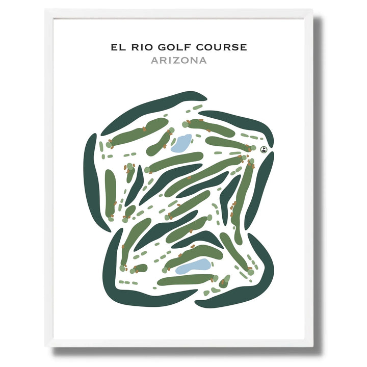 El Rio Golf Course, Tucson, Arizona - Printed Golf Courses