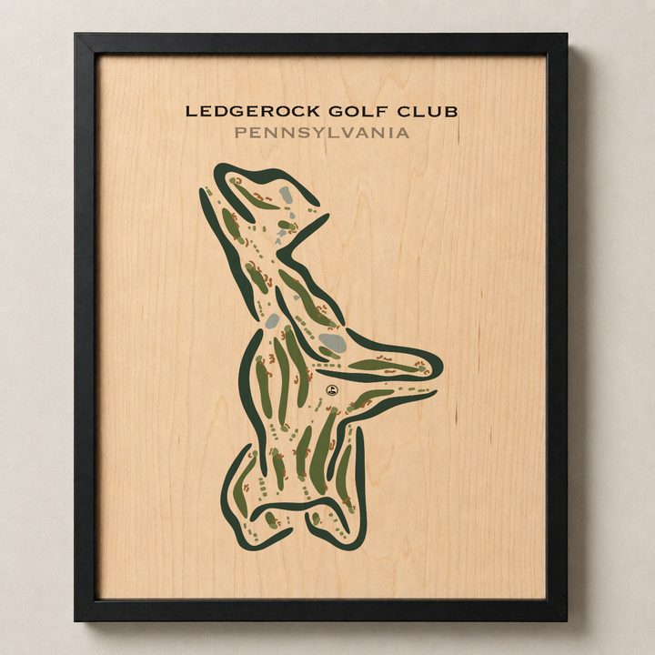 LedgeRock Golf Club, Pennsylvania - Printed Golf Courses