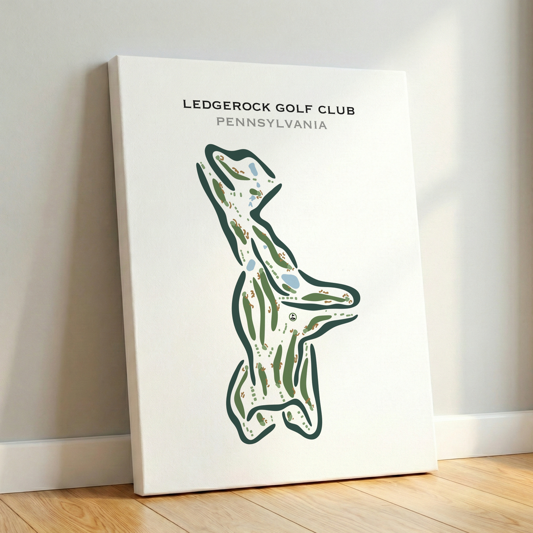 LedgeRock Golf Club, Pennsylvania - Printed Golf Courses