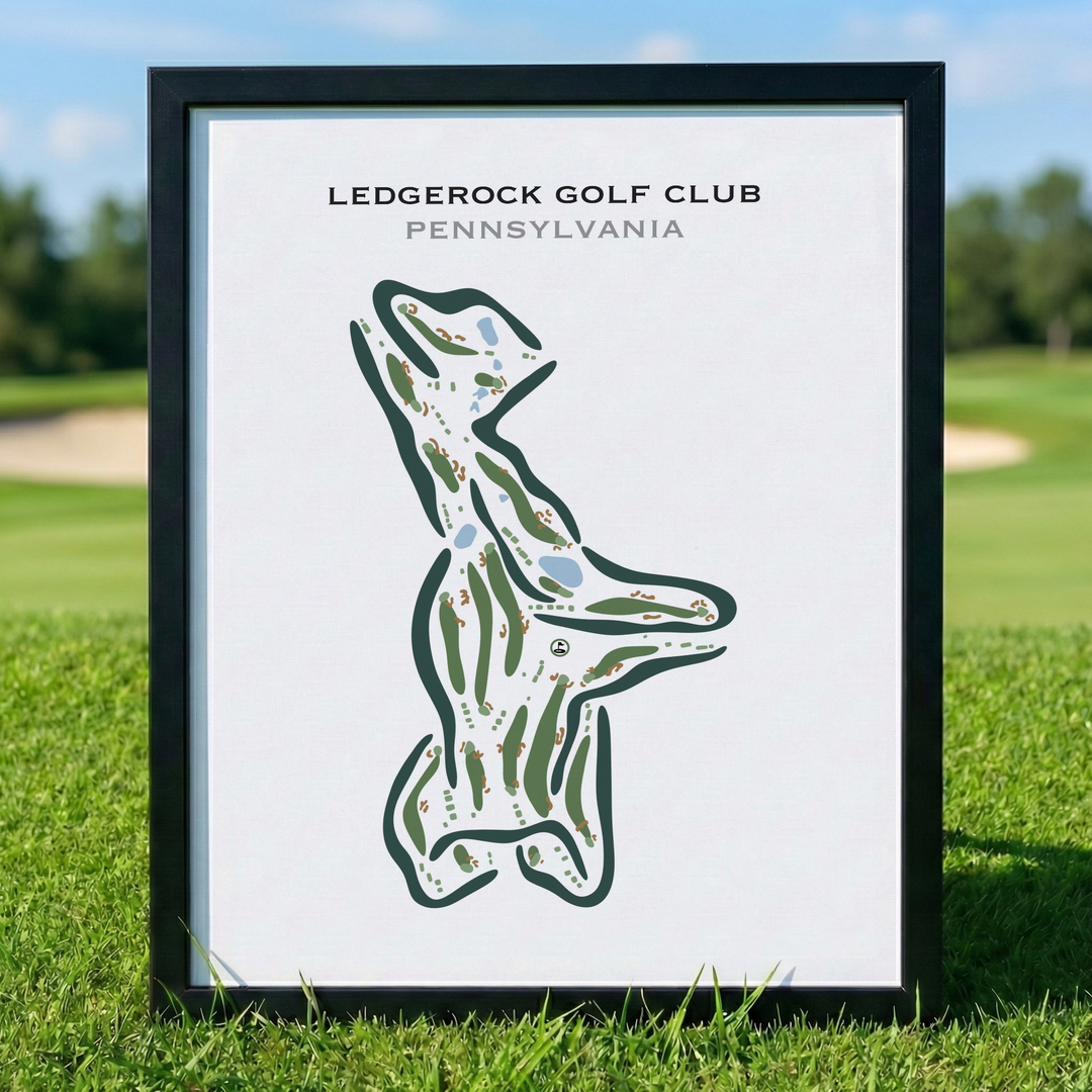 LedgeRock Golf Club, Pennsylvania - Printed Golf Courses