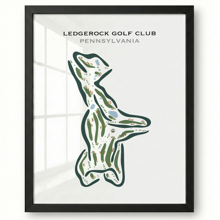 LedgeRock Golf Club, Pennsylvania - Printed Golf Courses