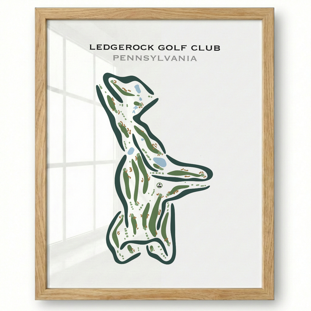 LedgeRock Golf Club, Pennsylvania - Printed Golf Courses