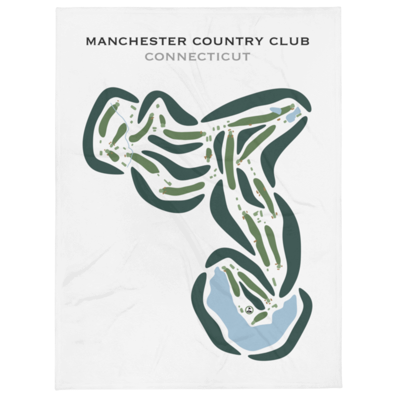 Manchester Country Club, Connecticut (Portrait) - Printed Golf Courses