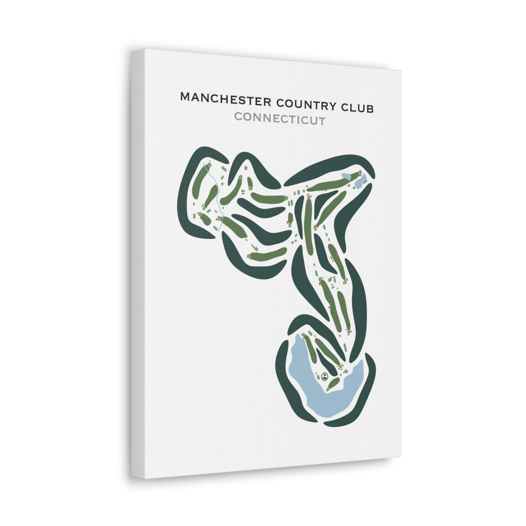 Manchester Country Club, Connecticut (Portrait) - Printed Golf Courses