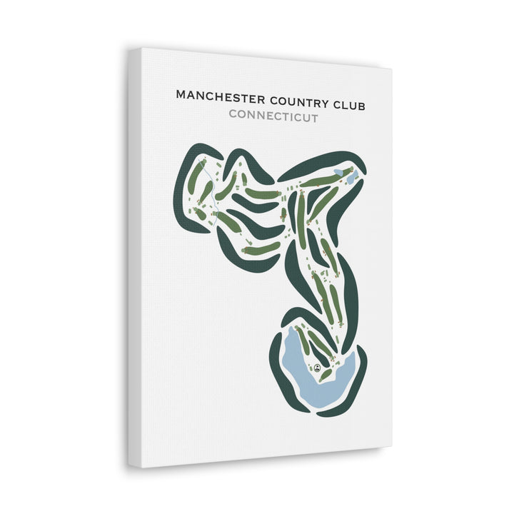 Manchester Country Club, Connecticut (Portrait) - Printed Golf Courses