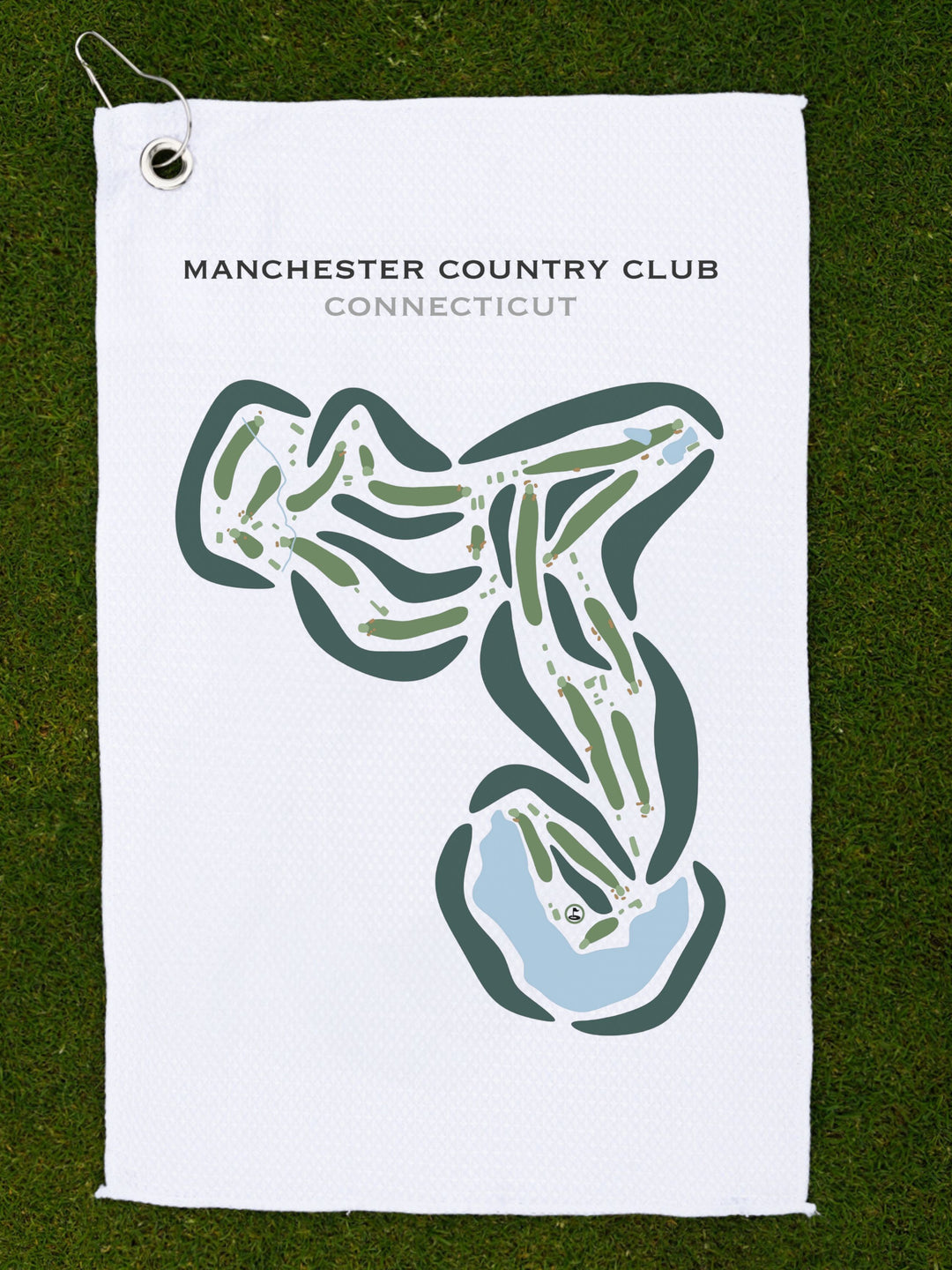 Manchester Country Club, Connecticut (Portrait) - Printed Golf Courses
