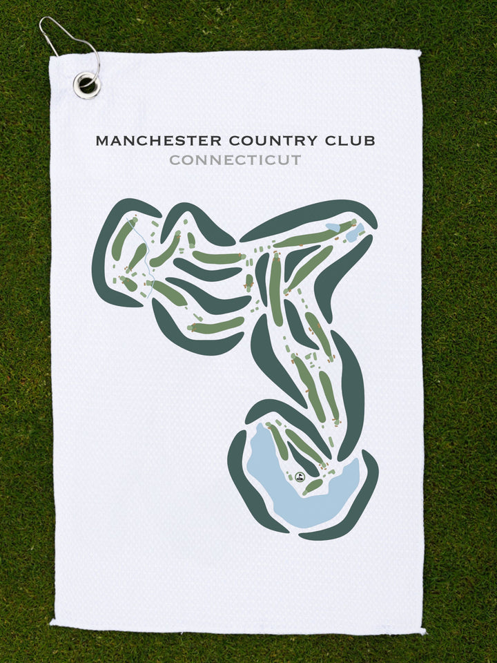 Manchester Country Club, Connecticut (Portrait) - Printed Golf Courses
