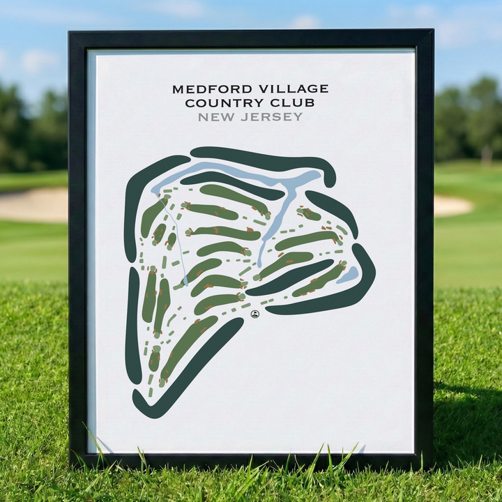 Medford Village Country Club, New Jersey - Printed Golf Courses
