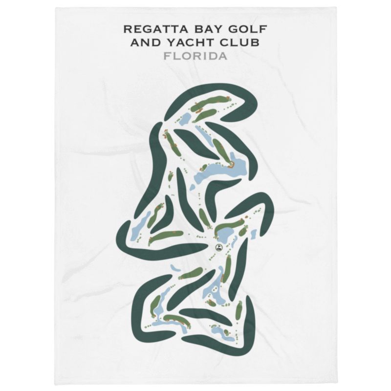 Regatta Bay Golf & Yacht Club, Florida (Portrait)- Printed Golf Courses