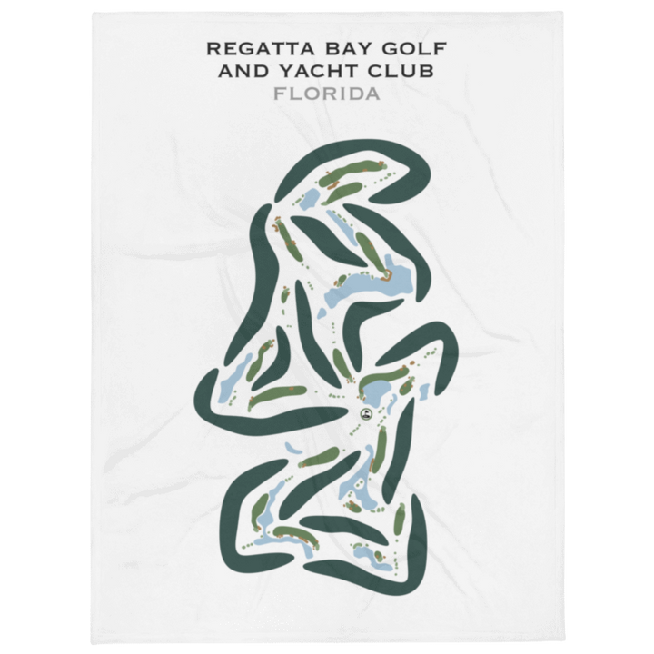 Regatta Bay Golf & Yacht Club, Florida (Portrait)- Printed Golf Courses