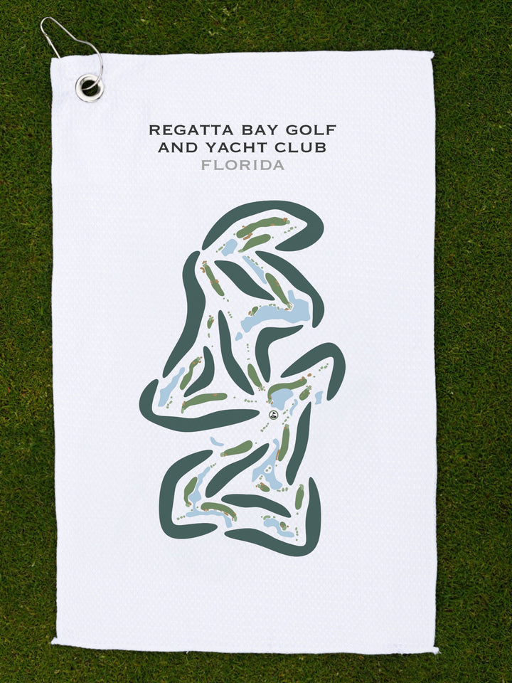 Regatta Bay Golf & Yacht Club, Florida (Portrait)- Printed Golf Courses