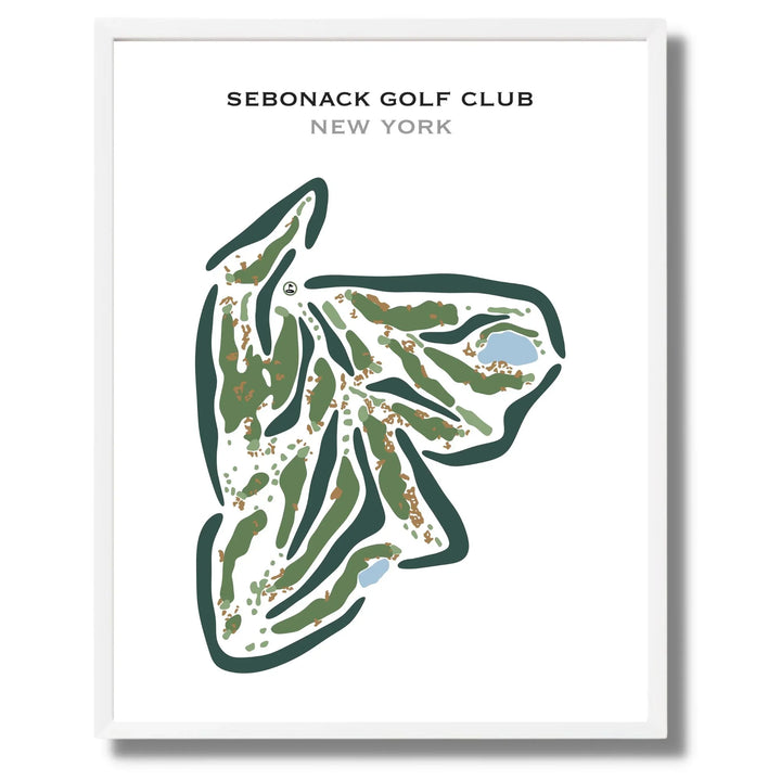 Sebonack Golf Club, New York - Printed Golf Courses