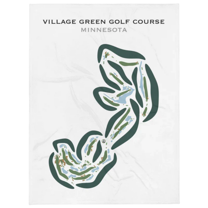 Village Green Golf Course, Minnesota - Printed Golf Courses