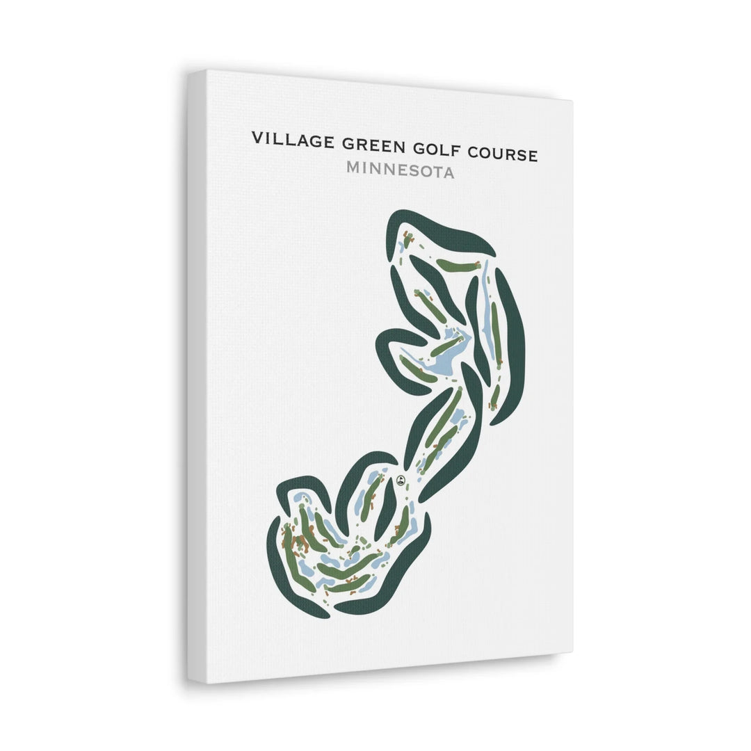 Village Green Golf Course, Minnesota - Printed Golf Courses