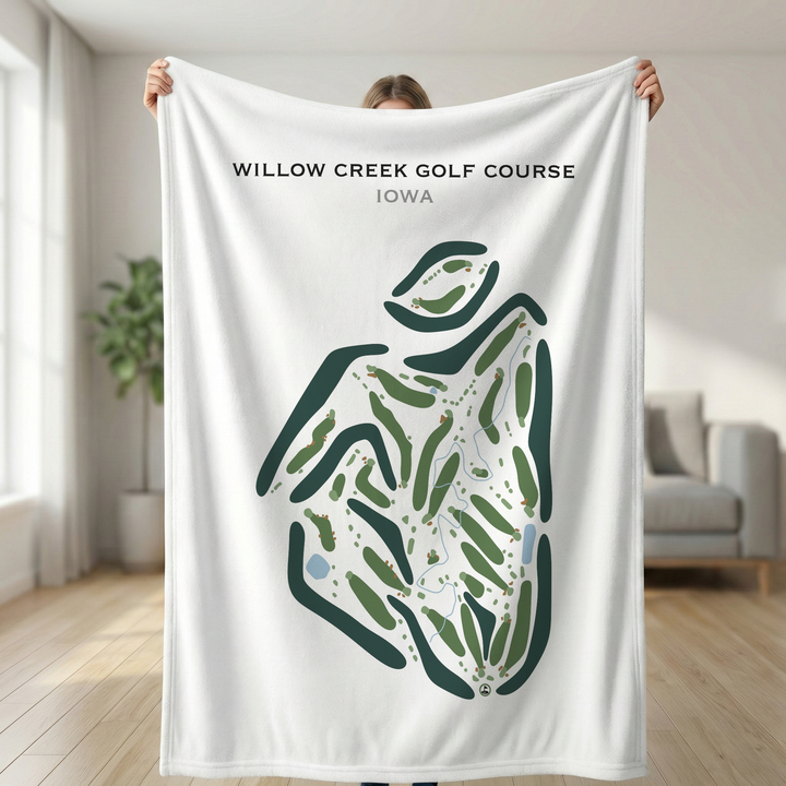Willow Creek Golf Course, Iowa - Printed Golf Courses