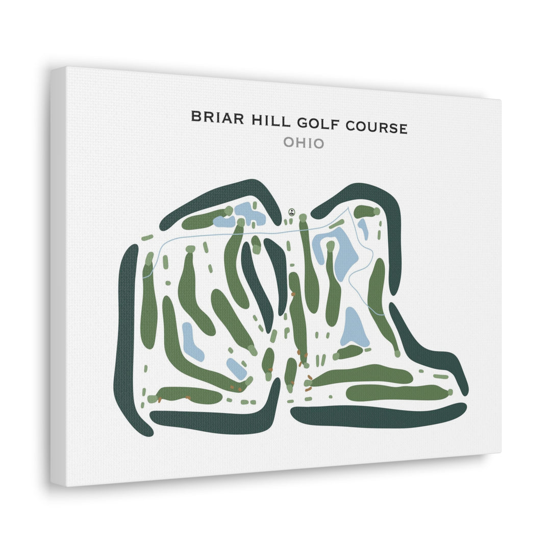 Briar Hill Golf Course, Ohio - Printed Golf Courses