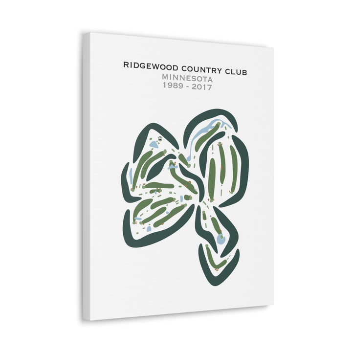 Ridgewood Country Club, Minnesota (1989-2017) - Printed Golf Courses