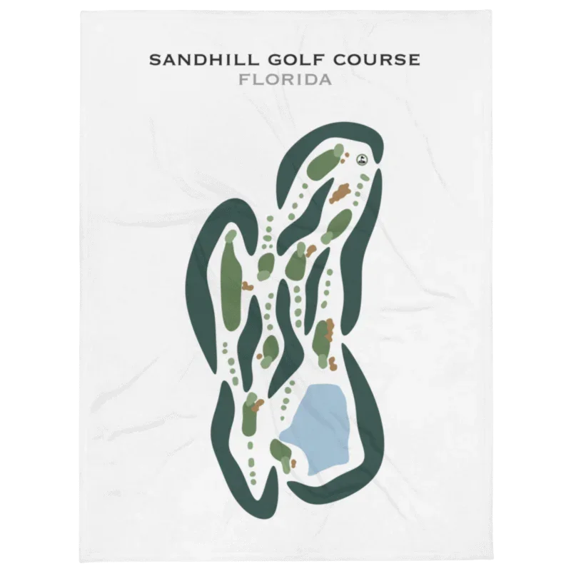 Sandhill Golf Course, Florida - Printed Golf Courses