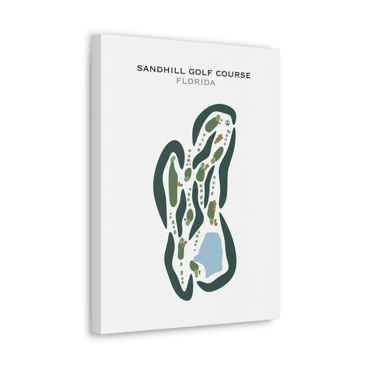 Sandhill Golf Course, Florida - Printed Golf Courses