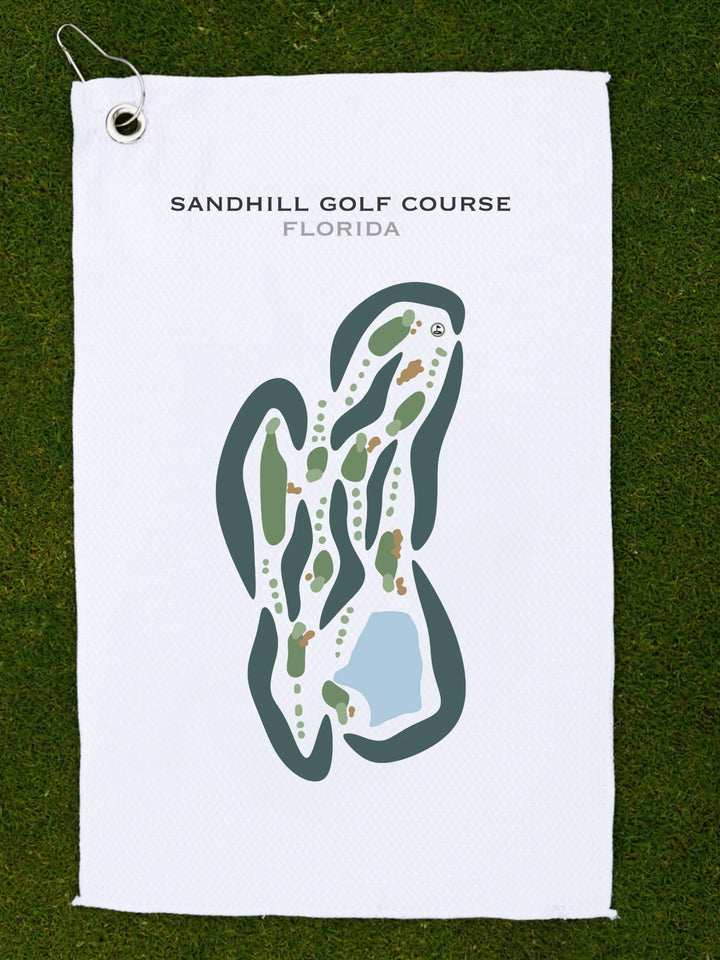 Sandhill Golf Course, Florida - Printed Golf Courses