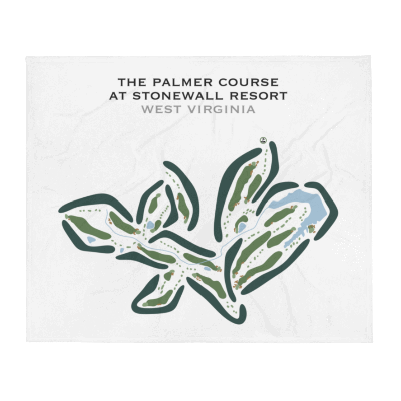 The Palmer Course At Stonewall Resort, West Virginia - Printed Golf Courses