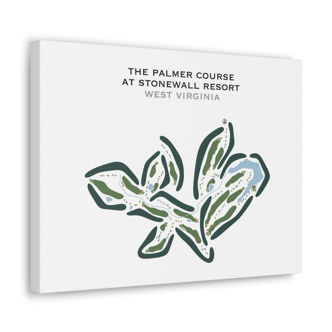 The Palmer Course At Stonewall Resort, West Virginia - Printed Golf Courses