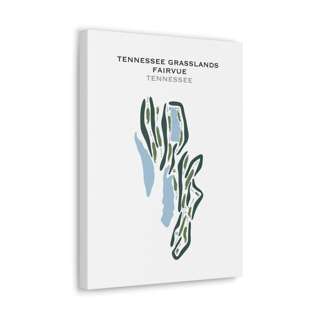 Tennessee Grasslands Fairvue, Tennessee - Printed Golf Courses