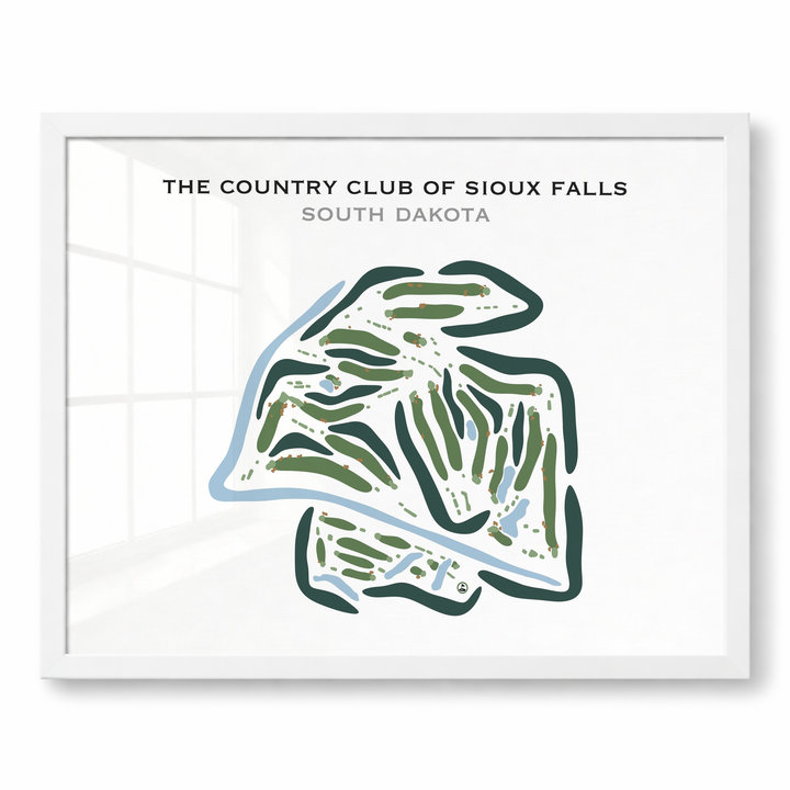 The Country Club of Sioux Falls, South Dakota - Printed Golf Courses