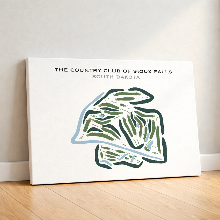 The Country Club of Sioux Falls, South Dakota - Printed Golf Courses