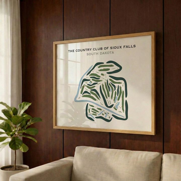 The Country Club of Sioux Falls, South Dakota - Printed Golf Courses