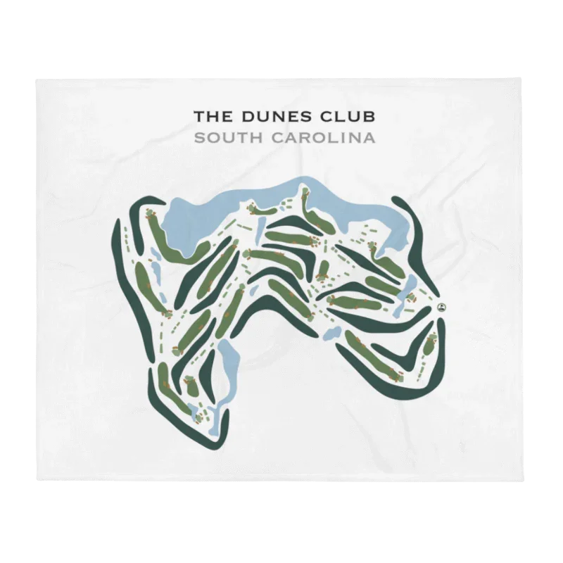 Dunes Golf Club, South Carolina - Printed Golf Courses
