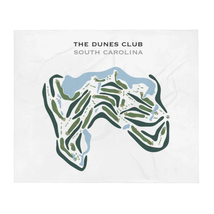 Dunes Golf Club, South Carolina - Printed Golf Courses
