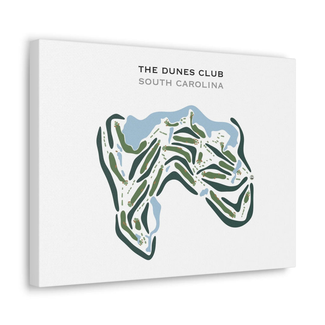 Dunes Golf Club, South Carolina - Printed Golf Courses