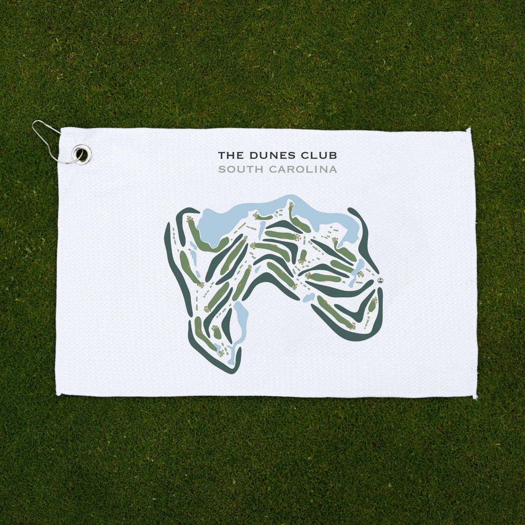 Dunes Golf Club, South Carolina - Printed Golf Courses