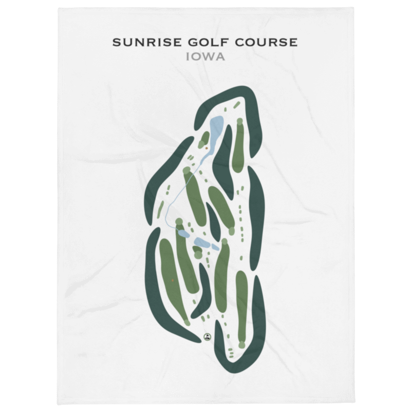 Sunrise Golf Course, Iowa - Printed Golf Courses