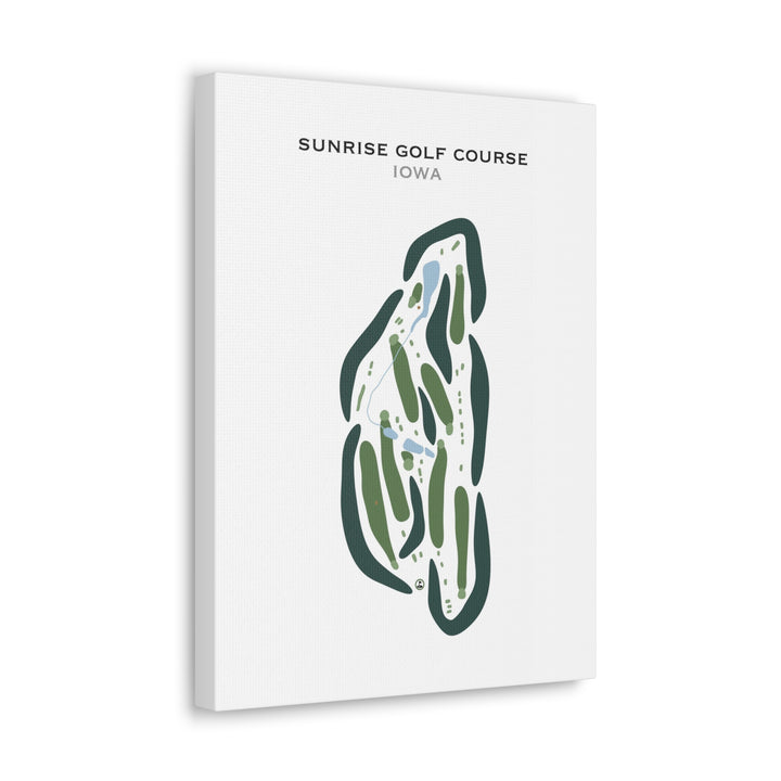 Sunrise Golf Course, Iowa - Printed Golf Courses