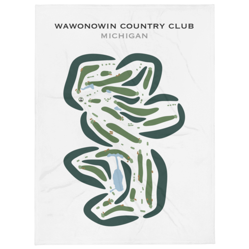 Wawonowin Country Club, Michigan - Printed Golf Courses