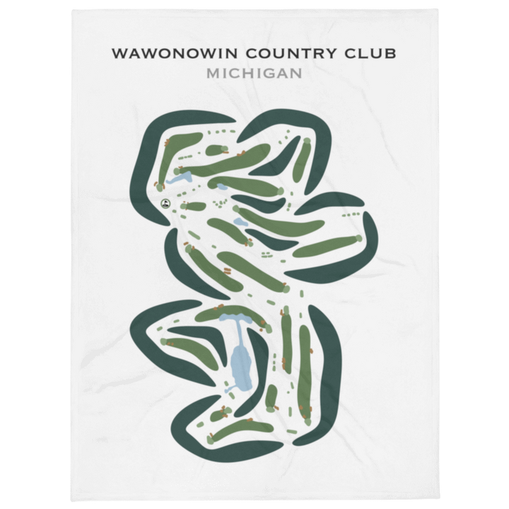 Wawonowin Country Club, Michigan - Printed Golf Courses