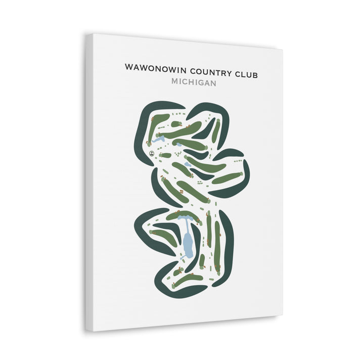 Wawonowin Country Club, Michigan - Printed Golf Courses